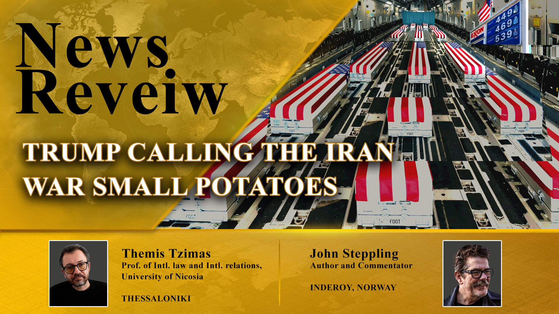 News Review: Trump downplays war on Iran, calling it 'small potatoes'