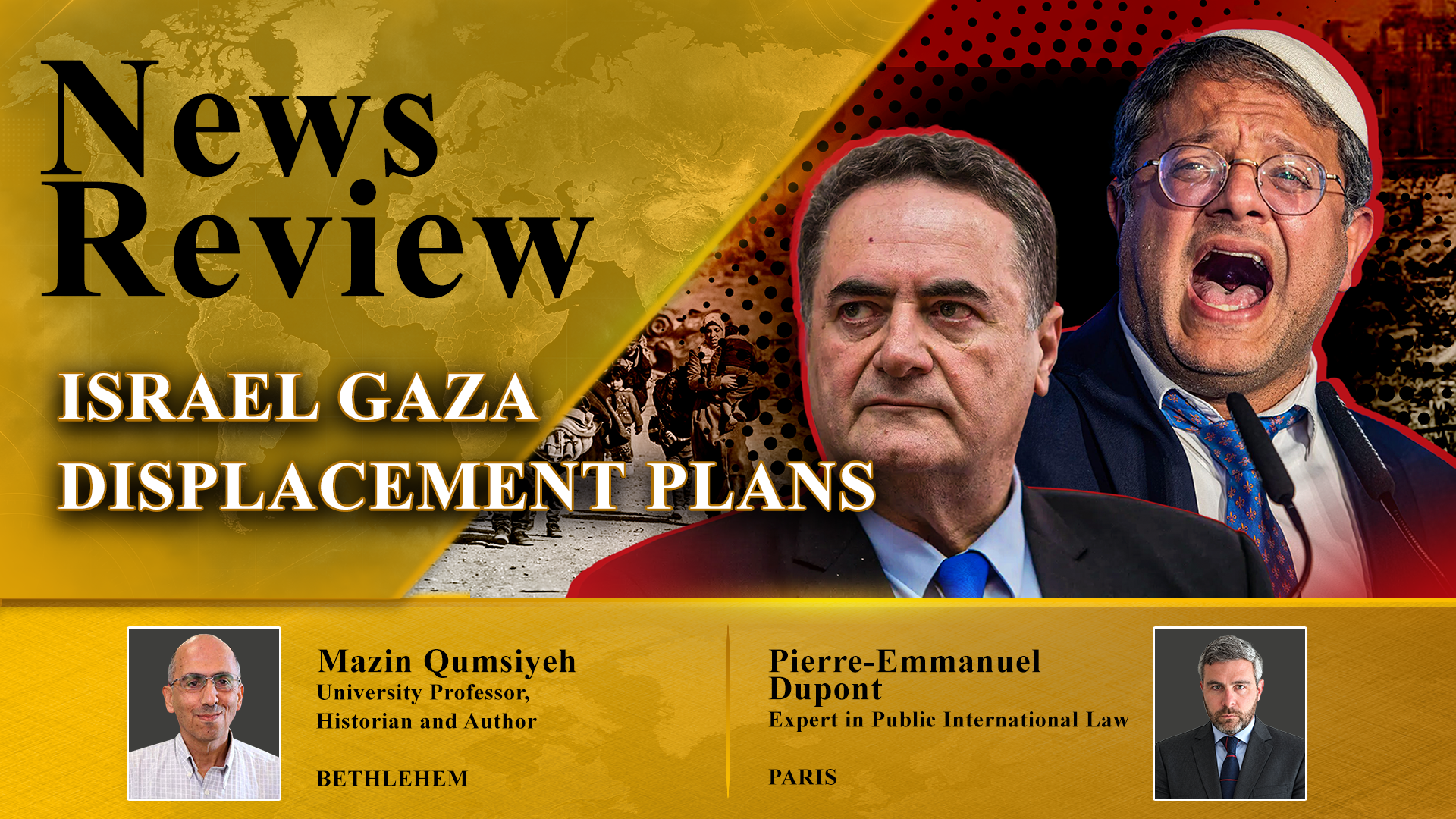 News Review: Israeli plans to forcibly displace Palestinians from Gaza draw condemnation