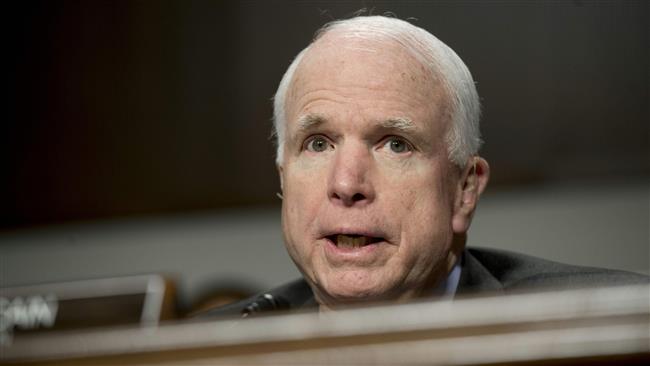 ‘McCain, part of US oligarchy thriving on war’ 