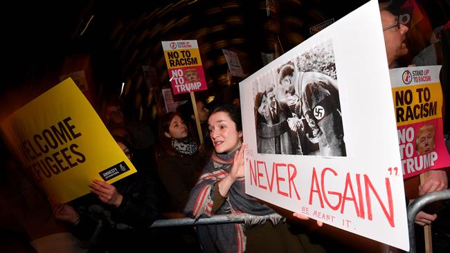 London anti-Trump protest in photos