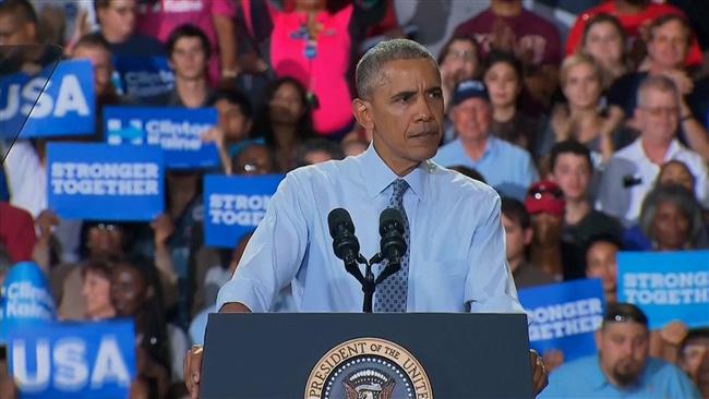 Obama ‘heartened’ by anti-Trump protests