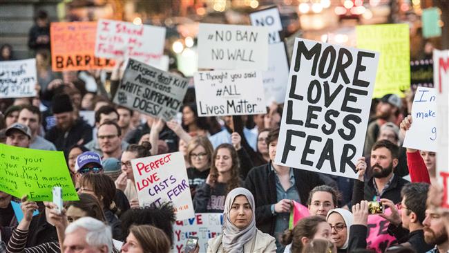‘Trump visa ban racist policy’ 