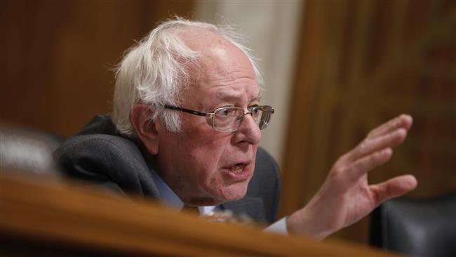 Sanders calls President Trump 'a fraud'