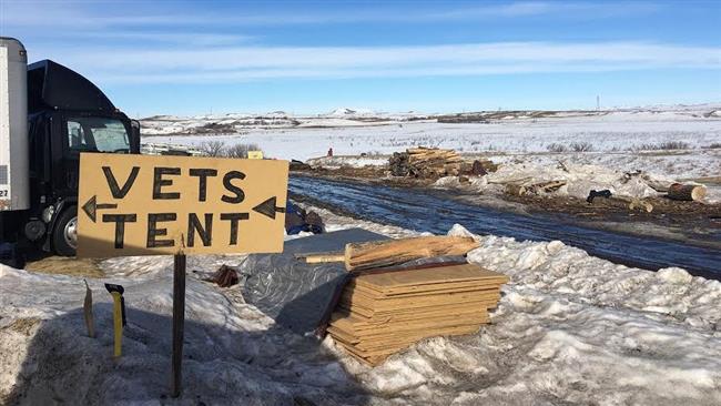 US veterans return to Standing Rock