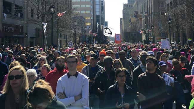 US civil rights rally turns anti-Trump