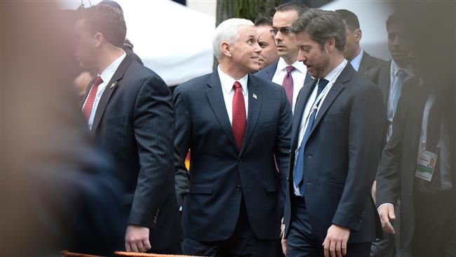 Pence accuses Iran of ‘destabilizing’ ME