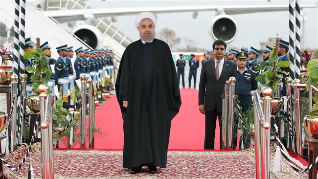 Iran president in Pakistan for ECO summit