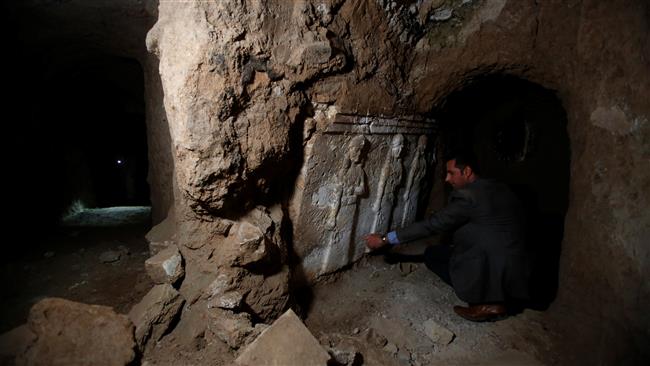 Tunnels show Daesh preserved artifacts for loot