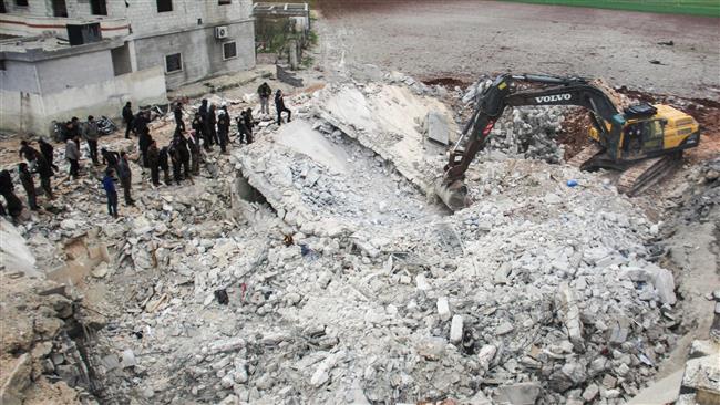 Pentagon denies striking Syria mosque