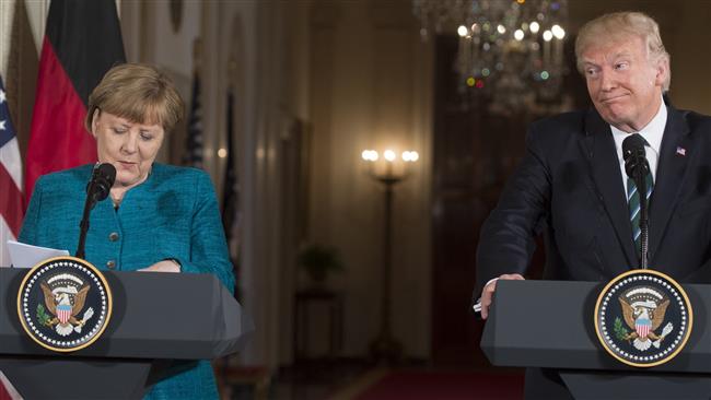Merkel, Trump hold press conference at White House