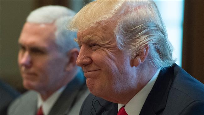 Pence defends Trump with new promises