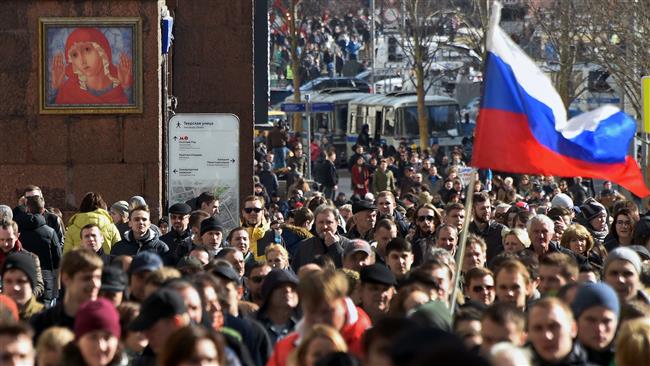 Dozens detained in Russia anti-corruption protests