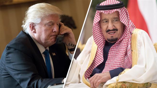 Saudi king calls Trump to praise Syria strike