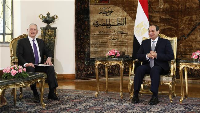 Mattis seeks stronger US military ties with Egypt