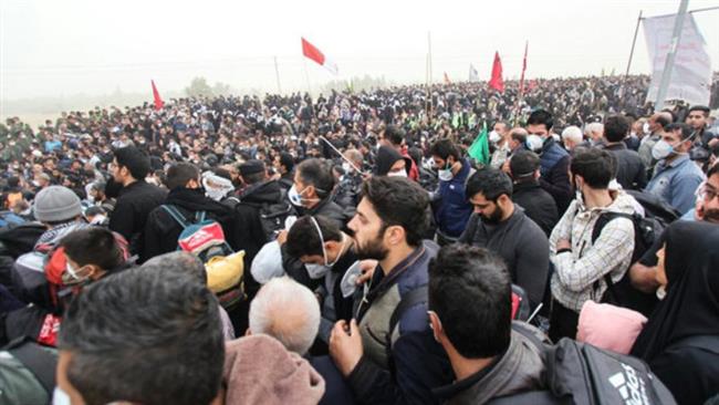 Iran pilgrims throng Iraq border ahead of Arba’een