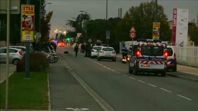 Car ramming injures 3 in southern France