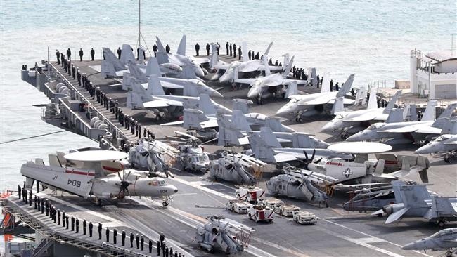US warships lead war games aimed at North Korea