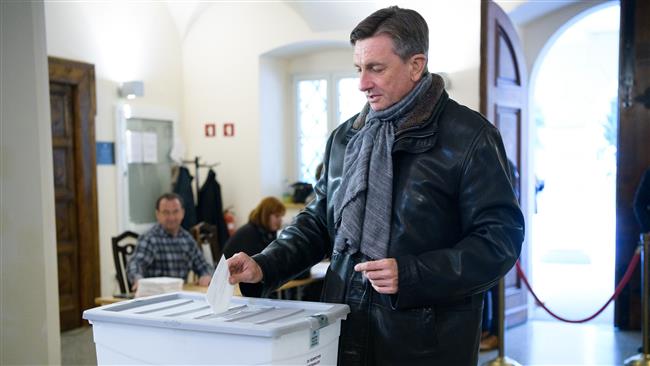 Slovenia's presidential candidates cast ballots