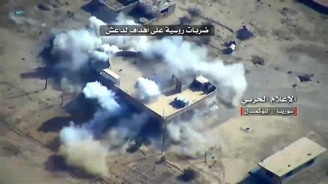 Syrian, Russian forces target Daesh locations 