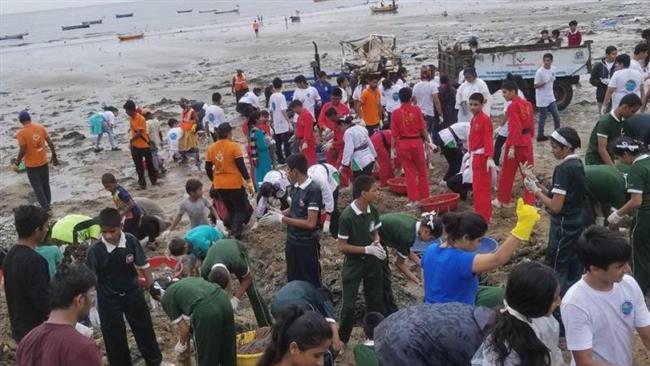 World’s largest beach cleanup campaign in Mumbai