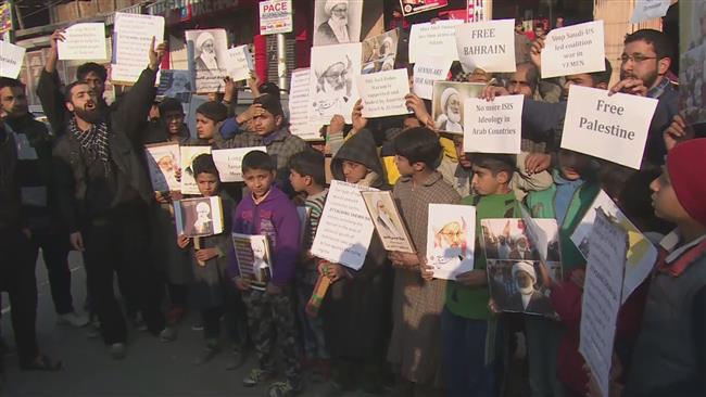 Kashmiris condemn Bahrain’s treatment of Shia cleric