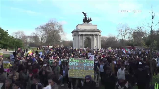 UK protesters call for end to slave markets in Libya 