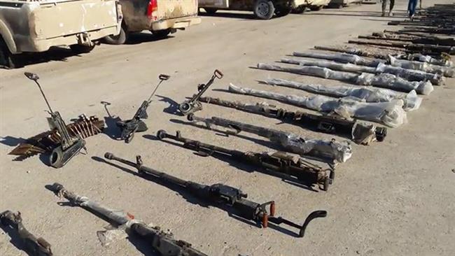 US, Israeli arms left behind in Daesh hideouts: Video