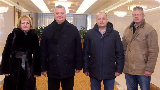 Russian military delegation in North Korea