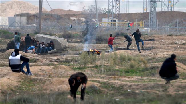 Gazans protest against US decision against al-Quds