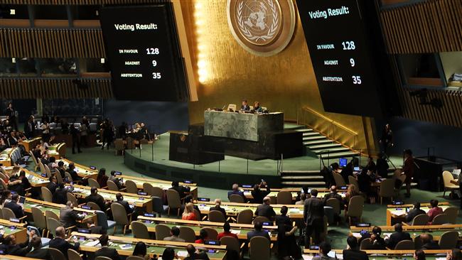 UNGA overwhelmingly votes against US move on al-Quds