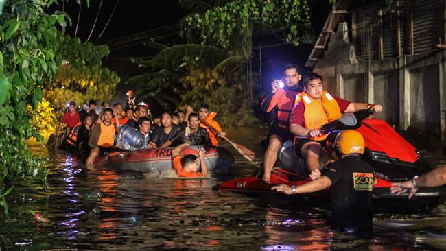 133 killed as tropical storm batters S Philippines