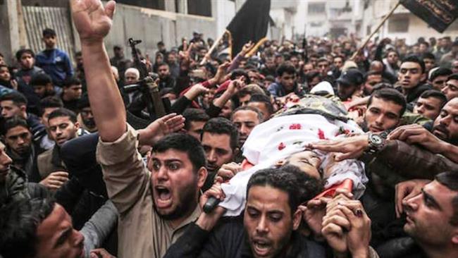 Palestinians honor teenager killed by Israeli forces