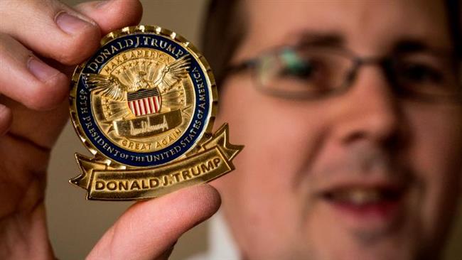 What does Trump’s coin say about who he is?