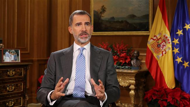 Spain’s king urges Catalonia to avoid confrontation 