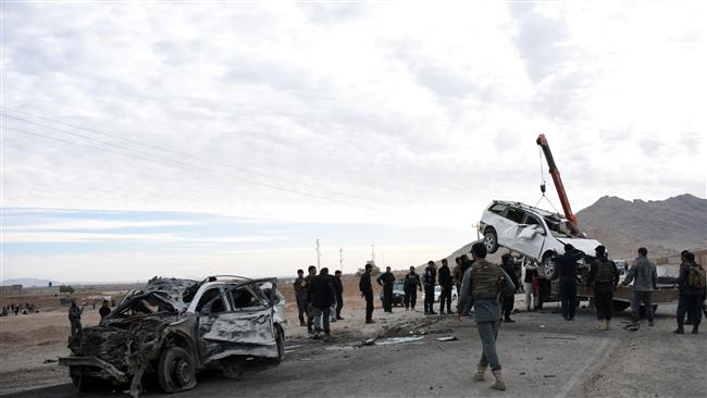 Car bomb hits army base in southern Afghanistan