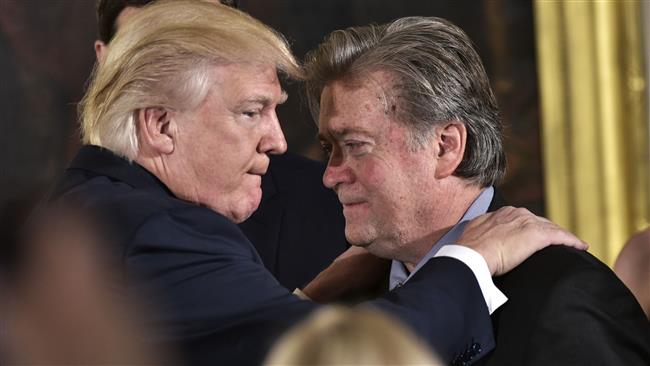 Steve Bannon reaffirms ‘unwavering’ support for Trump