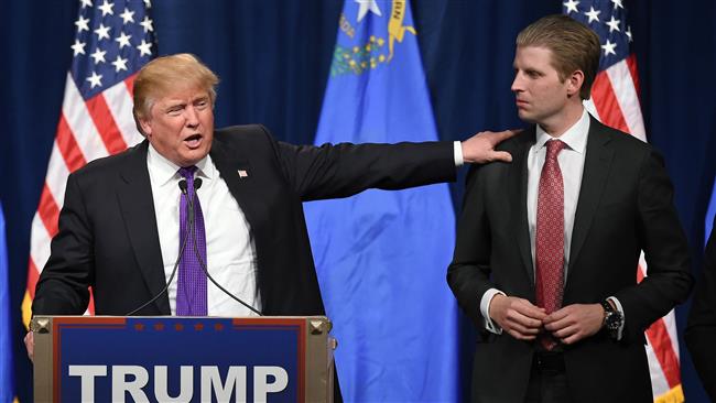 Eric Trump rejects charges of racism against his father