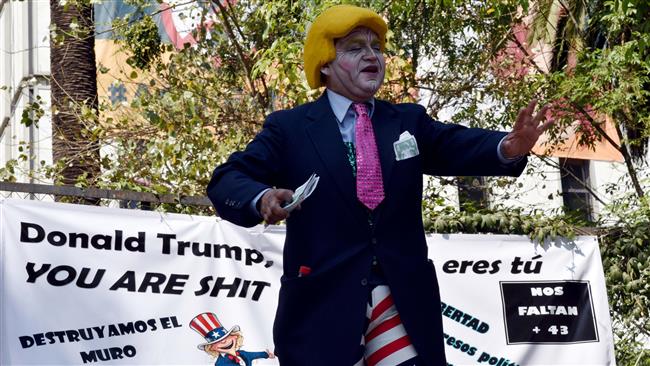 Mexicans protest Trump’s anti-immigration policies