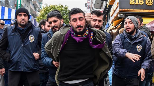 Turkey detains nearly 600 for opposing Syrian op