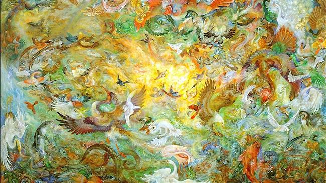 Farshchian creator of ethereal hues and colors