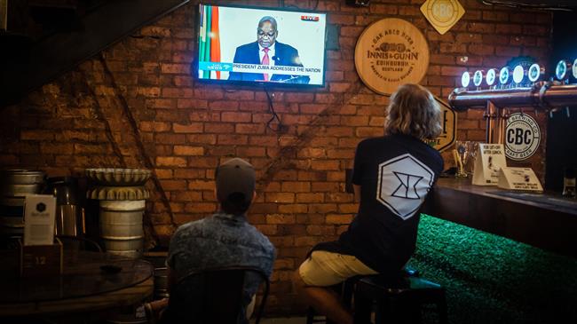 South African President Zuma declares resignation