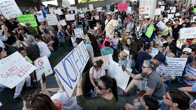 US students to protest against gun violence in Washington 