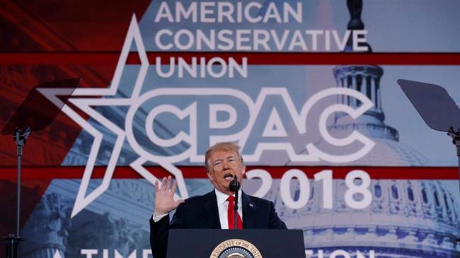 Among Conservatives, Trump insists arming teachers 