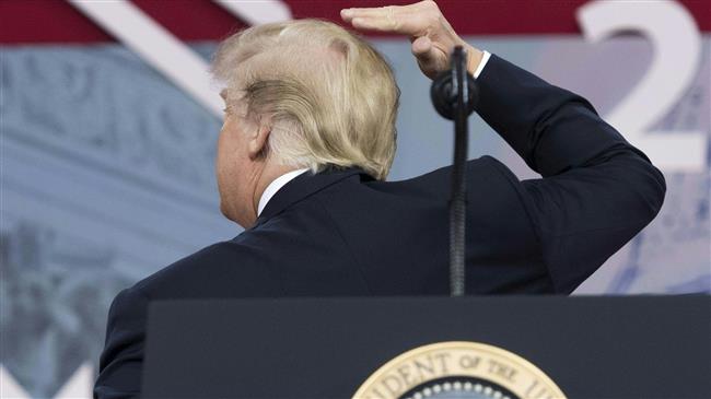 Trump approval rating plunges amid gun debate