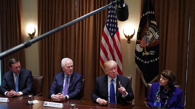 Republicans 'afraid of NRA,' Trump says