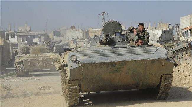 Syria intercepts Ghouta-bound US, UK arms+Video