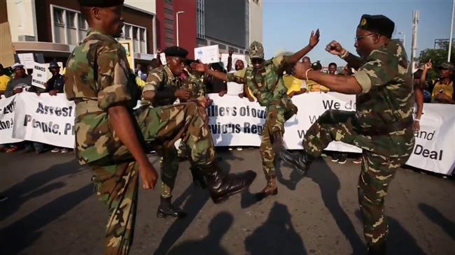 Jacob Zuma supporters hold rally after corruption charges
