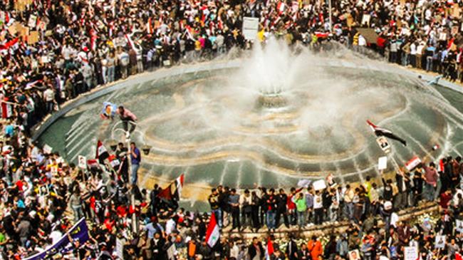 Syrians celebrate army gains in Ghouta, condemn US strikes