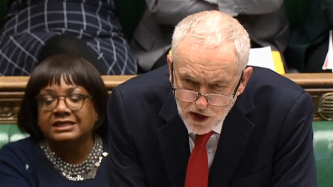 UK opposition leader blasts govt. attack on Syria 