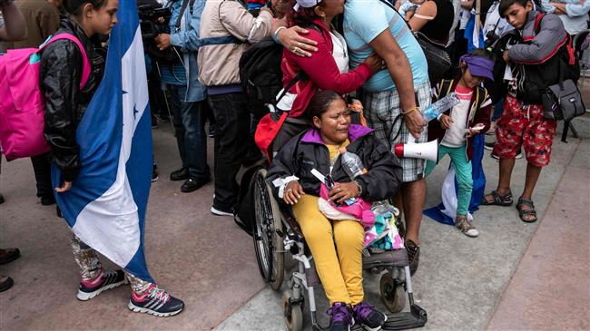 Caravan refugees in limbo at Mexico-US border